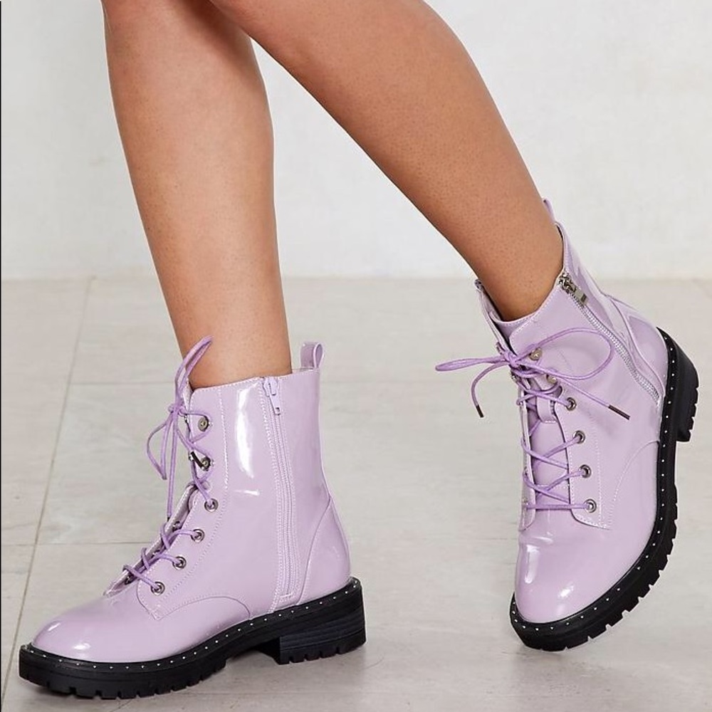 💜Purple Boots✨ Size 6💜